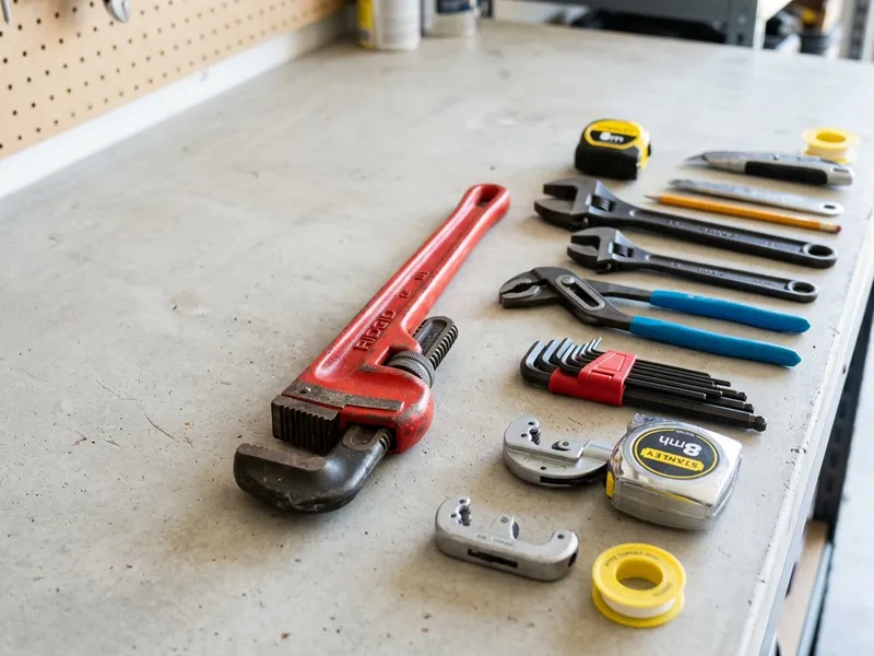 Professional plumbers in Stonington, IL equipped with top-tier tools for residential and commercial plumbing services.